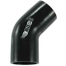 MDC kolanko silikonowe 76mm 45stopni czerowne