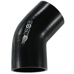 MDC kolanko silikonowe 89mm 45stopni czerowne