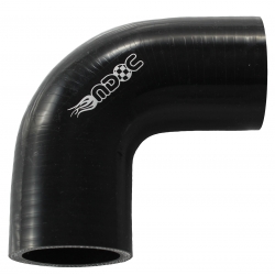 MDC kolanko silikonowe 57mm 90stopni czarne