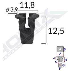 Kostka montażowa 15502 Romix Audi Seat Skoda VW
