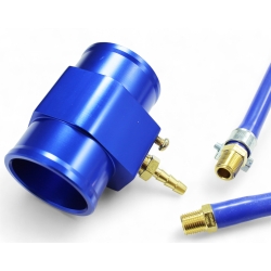 Nypel mosiądz 1/8 NPT męski z wyjściem na wąż 5mm (3/16