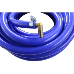 MDC Przewód silikonowy niebieski 12mm z oplotem odma woda powietrzeieski 20mm