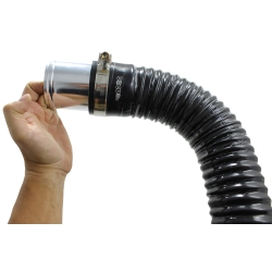 Łącznik silikonowy 76mm 50cm elastyczny FLEX czarny MDC