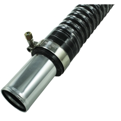 Łącznik silikonowy 57mm 50cm elastyczny FLEX czarny MDC