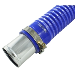 Łącznik silikonowy 76mm 50cm elastyczny FLEX niebieski MDC