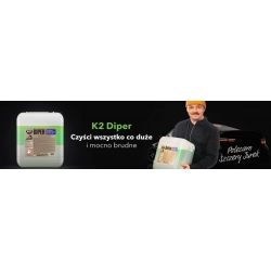 K2 DIPER Piana aktywna dwuskładnikowa do najcięższych zabrudzeń BUS TIR 2kg