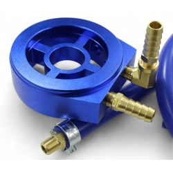 Nypel mosiądz 1/8 NPT męski z wyjściem na wąż 10mm 3/8