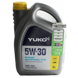 Olej YUKO 5W-30 Super Synthetic C3 5L