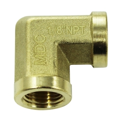 MDC Kolanko mosiądz z gwintem 2x 1/8 NPT żeński MDC