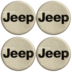 emblematy Jeep znaczki srebrne