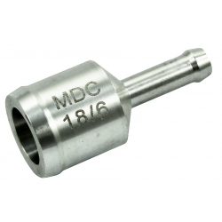 MDC redukcja aluminiowa 18/6mm przewód