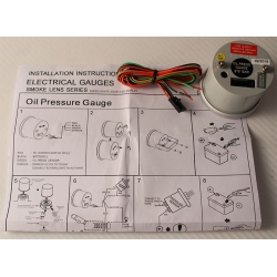Wskaźnik ciśnienia oleju Auto Gauge SMOKE