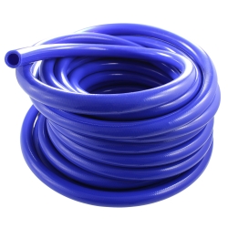 MDC Przewód silikonowy niebieski 18mm z oplotem odma woda powietrzeieski 20mm
