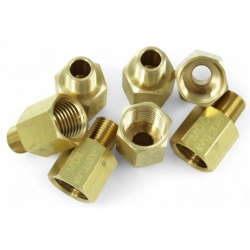 Nypel redukcja mosiądz 1/8 NPT męska na M14x1,5