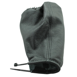 Mieszek skórzany na lewarek Czarny uniwersalny z opaską MDC