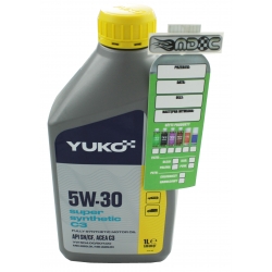 Olej YUKO 5W-30 Super Synthetic C3 1L