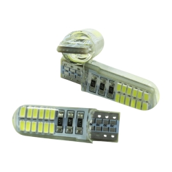 Żarówka led W5W LED W5W 24 SMD CAN BUS Silikon