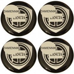 emblematy Lancia znaczki czarne tło zamiennik