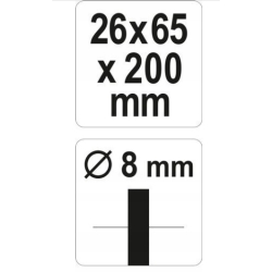 47696 Szczotka druciana cylindryczna si 26mm YATO