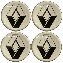 emblematy Renault znaczki srebrne tło zamiennik