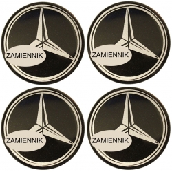 emblematy Mercedes znaczki czarne tło zamiennik